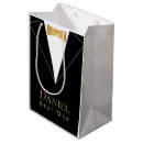 Search for black tie gift bags Black and white