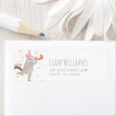 Search for animal return address labels Woodland