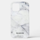 Search for faux marble iphone cases White
