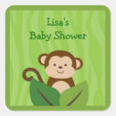 Search for monkey birthday stickers Jungle animal