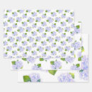 Search for hydrangea flowers wrapping paper Green