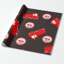 Search for fire trucks wrapping paper Fire truck birthday