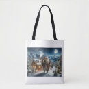 Search for santa claus tote bags North pole