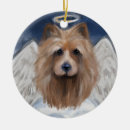 Search for yorkie poo ornaments Santa