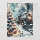 Search for vintage fashion postcards Train