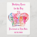 Search for queen for a day birthday cards Crown