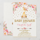 Search for giraffe baby girl shower invitations Safari
