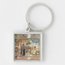 Search for french square keychains Building