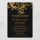 Recherche de gold wedding programs Orné