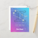 Search for gemini postcards Watercolor