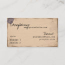 Search for worn business cards Retro