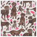 Search for labrador retriever fabric Chocolate lab