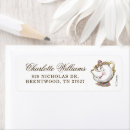 Search for fairy tale return address labels Beauty and the beast