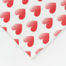 Search for white and red heart pattern blankets Simple