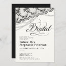Search for black and ivory bridal shower invitations For her