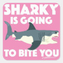 Recherche de requin blanc autocollants Humour