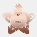 Search for snowflake tag stickers Gold