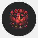 Search for funny chicken stickers Caw f