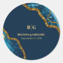 Search for blue agate stickers Gold glitter