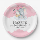 Search for elephant baby shower plates Sweet little peanut