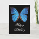 Search for blue butterfly birthday cards Insect