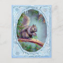 Recherche de squirrel cartes postales Hiver