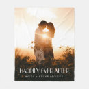 Search for wedding anniversary blankets Newlywed couple