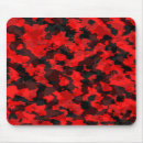 Recherche de camouflage rouge tapis souris Noir