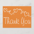 Recherche de orange et blanc cartes postales Bride