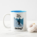 Search for skiers mugs Downhill skier