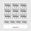 Search for fragile labels Minimalist