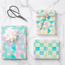 Search for geometric pattern wrapping paper Girly