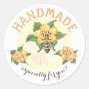Search for bee stickers Handmade