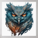 Search for owl portrait posters Wildlife