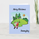 Search for golf holiday cards Elegant