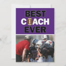 Search for football coach thank you cards Sports