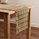 Search for gold and red table runners Plaid