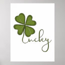 Search for lucky shamrock clover posters Leprechaun