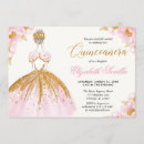 Search for blush pink quinceanera invitations Floral