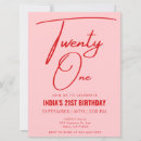 Search for twenty one invitations Minimalist