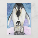 Search for penguin painting postcards Snow