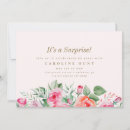 Search for floral surprise birthday invitations Roses