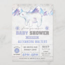 Search for polar bear baby shower invitations Cute