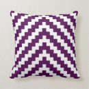 Recherche de zigzag pourpre coussins Chevron