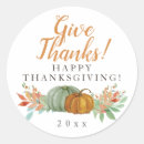 Search for thanksgiving greeting stickers Give thanks