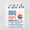 Search for red white and blue barbecue invitations Grill