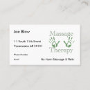 Search for massage therapy appointment cards Wellness