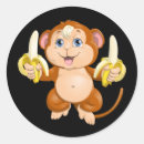 Search for cartoon monkey stickers Primate