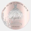 Search for modern sweet 16 stickers Princess