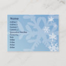 Search for snowflake business cards Cold